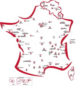 Carte des adhérents