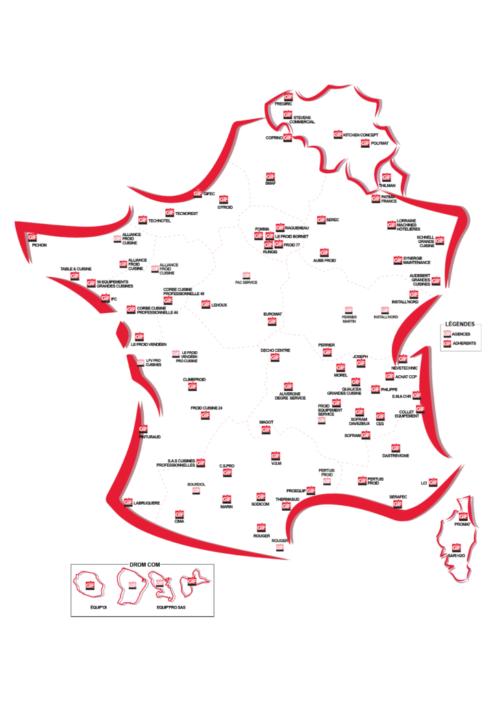 Carte des adhérents