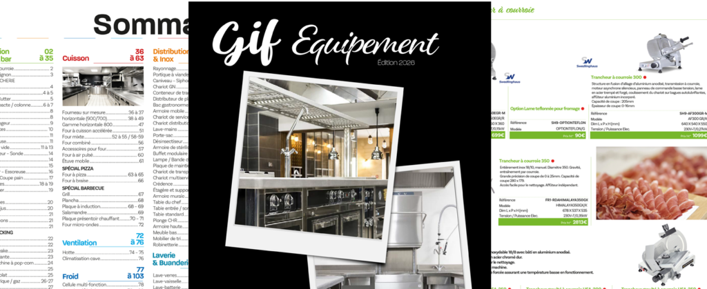 Voir le catalogue GIF EQUIPEMENT